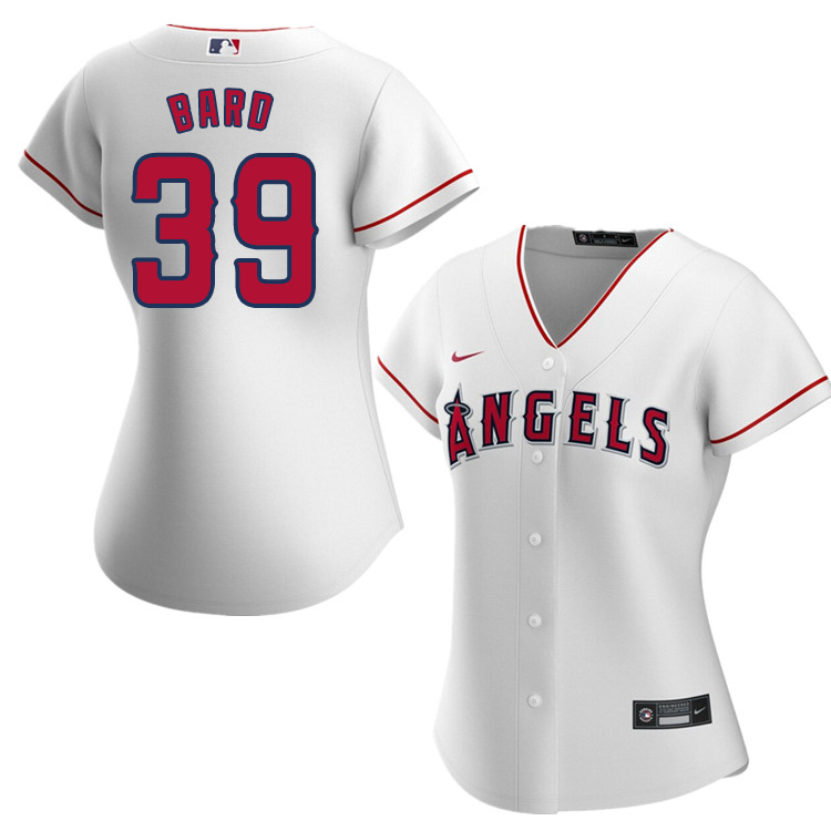 Nike Women #39 Luke Bard Los Angeles Angels Baseball Jerseys Sale-White